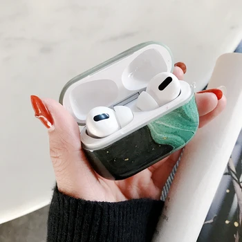 Marmuro Modelis Apsauginiai Maišeliai padengti Apple Airpods Pro Belaidžio 