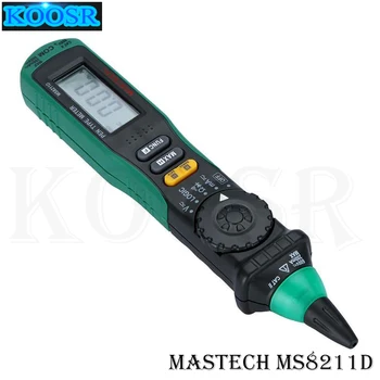 Mastech MS8211D Skaitmeninis Multimetras Pen-Type Testeris, LCD 3/4 Skaitmeninis Auto asortimentą, AC/DC/ω/tęstinumas/amperium polymeter