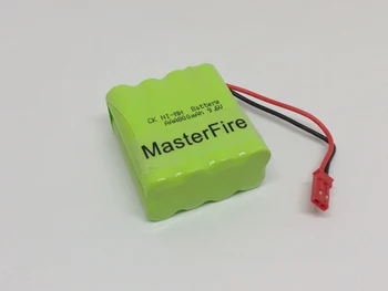 MasterFire Originalus 9.6 V 800mAh 8x AAA Ni-MH Akumuliatorius NiMH Baterijų blokas su Kištuku, RC Automobilių, RC Valtis Nuotolinio valdymo Žaislai