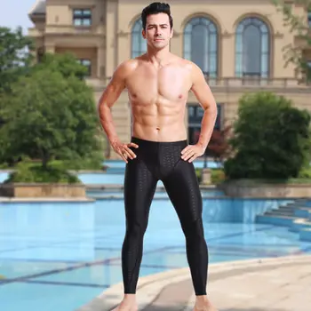 Maudymosi kostiumėliai, vyriškos maudymosi kostiumėlį vyrų ryklio odos vandens repelentas ilgai vyriškos maudymosi glaudės Sporto šortai, klasikinis vyrų maudymosi kostiumėliai