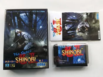 MD Žaidimas : Super Shinobi 2 ( Japonija Versija!! dėžutė+instrukcija+kasetė!! )