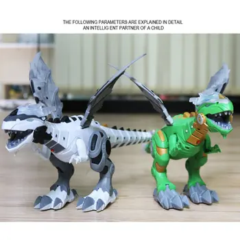 Mechaninio Purškimo Dinozaurų Elektros Spitfire Mechaninė Dragon Didelis, Modelio, Elektriniai, Imitavimo Žaislai, Dovanos