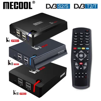 MECOOL KI Pro PII KIII Pro DVB T2+S2 Android TV Box 3G 16G Amlogic S912 DDR4 Octa Core 4K Dekodavimo 2.4 G+5G Set Top Media Player