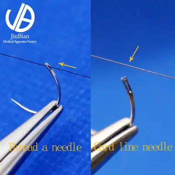Medicinos siuvimo adata pjovimo adata Chirurginių instrumentų dvigubai vokų operacijos (embedded laidas adatų apvali adata daugkartinio naudojimo