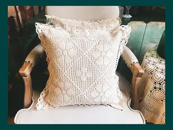 Medvilniniai Audiniai pagalvėlė padengti Iovry Kutai pagalvę padengti Morroccan Stiliaus Kuokštas Namų apdailos Sofa-Lova 45x45cm