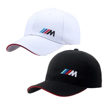 Medvilnės Automobilio logotipas išsiuvinėti beisbolas bžūp BMW M3 lauko medvilnės kvėpuojantis kepurės reguliuojamas vyrai moterys universalus tėtis skrybėlę