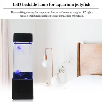 Medūza Vandens Kamuolys Akvariumo Bakas LED Žibintai, Lempos Atsipalaiduoti Naktiniai Nuotaika Šviesos Namų Dekoro Lempos Dovana Vaikas Draugui