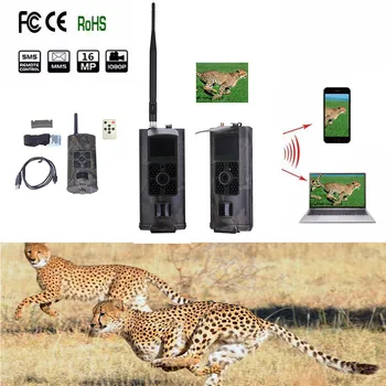 Medžioklės Camera 16MP 3G HC700G Naktinio Matymo Medžioklės Takas Kamera HC-700G 3G, GPRS, MMS, SMTP SMS 1080P 940nm, Infraraudonųjų SPINDULIŲ Skaitmeninis Cam