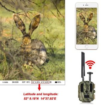 Medžioklės Kamera, GPS 4G Skautų Guard Naktinio Matymo Medžiotojas Kamera Chasse Infraraudonųjų spindulių Žaidimas Laukinių Takas Foto Spąstus Camara De Caza Chasse