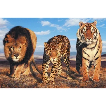 Medžioklės Lion & Tigrai 5D 