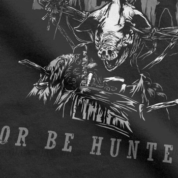 Medžioti Showdown Medžioti Arba Būti Medžioti Marškinėliai Vyrams Grynos Medvilnės Derlius T-Shirt Zombies Žaidimas Marškinėliai trumpomis Rankovėmis 4XL 5XL