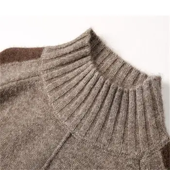Megztiniai Rudens Žiemos megztinis moterų golfo ilgai Kašmyro megztinis moterų megztinis mezgimo megztinis naujas Prarasti Plius Dydis viršūnės