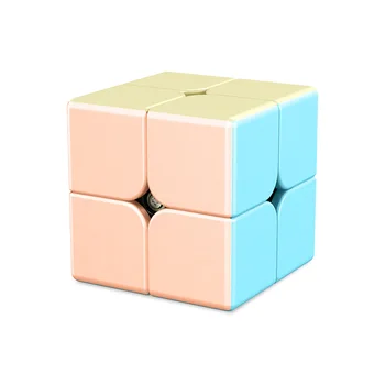 Meilong Macaron 2x2 Magic cube Stickerless Greitį sklandžiai įspūdį 2x2x2 magic Cube vaikų įdomus švietimo žaislas suaugusiųjų dovana žaislai