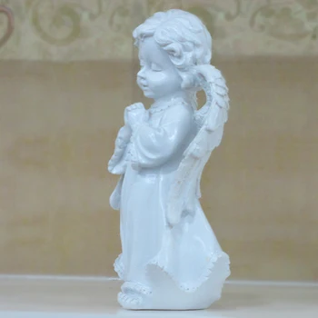 Meldžiamės, Kad Angelai Dervos Sumos iš Europos Sodų Papuošalus, Namų Dekoravimo Amatų Ornamentu Maldos Little Angel Statula