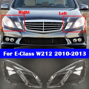Mercedes-Benz E Klase W212 2010-2013 E260 E350 E400 E500 E550 Automobilių Priekinių Žibintų Dangtis Stiklinis Lęšis Atspalvį Shell Lempų Cokoliai