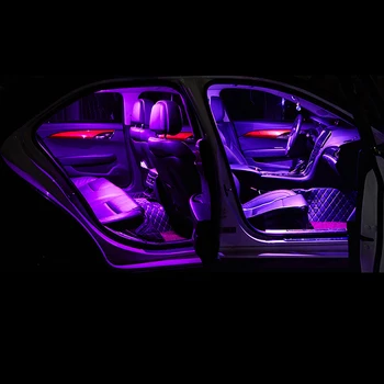 Mercedes Benz GLE W166-2019 13pcs LED Automobilio Salono Priekiniai Galiniai Priešrūkiniai Šviesos Lemputė bagažo skyriaus Daiktadėžė Lempos Kojoms Žibintai