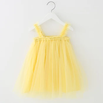 Mergaičių Suknelė, Diržas 2020 Naujas Vasaros Stilius Vaikų Nėrinių Kietas Princesė Suknelė Drabužius Bamblys Tutu DressFor Baby Girl Medžiaga