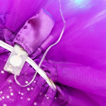 Mergina Tutu Suknelė Rinkiniai Kostiumai Princesė Šalies Tutu Suknelė Šviesos diodų (LED) Vaikams, Drabužiai Vaikams, Drabužiai, Vaikiška Kūdikių Apranga, Mielos dovanos
