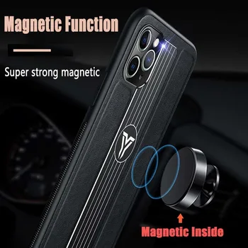 Metalo Atgal Magnetinio Odos dangą, Telefono dėklas, Skirtas Samsung S20 Ultra S10 Plius Note10 Lite Note20 A81 A91 su Kamera, Apsaugos