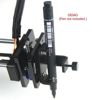 Metalo pieštuku rašiklio laikiklis rinkinys įrašą, apkabos, lazerinio spausdintuvo piešimo rašymo staklės, CNC staklės, atnaujinti užrašu XYplotter dalis