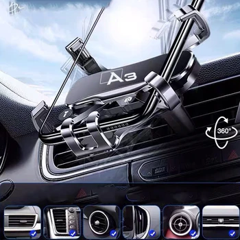 Metalo Telefono Laikiklis, Automobilinis Navigacijos Mobiliojo Telefono Laikiklis Laikiklis Audi A3 A4 A5 A6 A7 A8 automobilių reikmenys