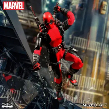 Mezco Stebuklas Deadpool X-Men Super Herojus Viena:12 Kolektyvinio BJD Pav Žaislai 16cm