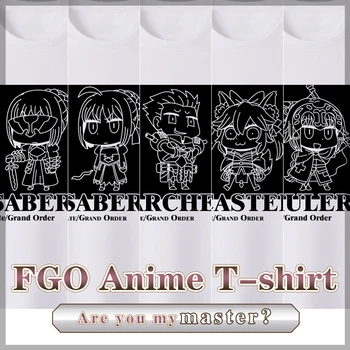 MGFHOME Anime Likimas Grand Kad Saber Pakeisti Epas Jeanne dArc žanos d ' ark Tamamo Nr. Mae Cosplay Marškinėliai T-Shirt Viršūnes Tee marškinėlius