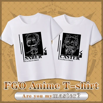 MGFHOME Anime Likimas Grand Kad Saber Pakeisti Epas Jeanne dArc žanos d ' ark Tamamo Nr. Mae Cosplay Marškinėliai T-Shirt Viršūnes Tee marškinėlius
