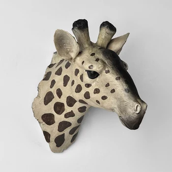 [MGT] Amerikos modeliavimas žirafa galvos sienų apdailai kambarį sienų apdailai pakabukas kūrybos 3D sienos kabo gyvūnų sienos