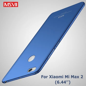 Mi Max 3 Atveju MSVII Slim Matinis Dangtelis Xiaomi Mi Max3 Atveju Xiomi Max2 Max3 Pasaulio Sunkaus PC Padengti Xiaomi Max 2 3 Telefono Atvejais