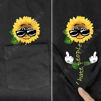 Michael Myers Kišenėje Tee T Shirts vasaros atspausdintas t-shirt vyrams, moterims viršūnės juodos medvilnės juokinga Halloween Trumpas rankovės