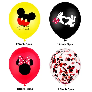 Mickey Mouse Temą Vaikų Gimtadienio Tortas Reklama Balionas Nustatyti Minnie Peliukas Gimtadienio Apdailos Reikmenys