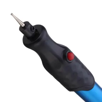 Micro Cutting Tool Graverio Pen DT02 Metal Cutting Stiklo Papuošalai, Medžio Graviravimas Pen Mėlynos Raidės Pen