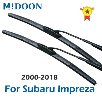 MIDOON Hibridiniai Valytuvai už Subaru Impreza Tinka Kablys Ginklai / push button ginklų Modelio Metai nuo 2000 m. iki 2018 m
