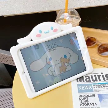 Mielas Cinnamoroll Animacinių filmų Šuniukas Šuo Minkšto Silikono Tablet Stand Case For iPad Oro 1 2 3 Mini 4 5 Pro 2017 2018 2020 Dangtis