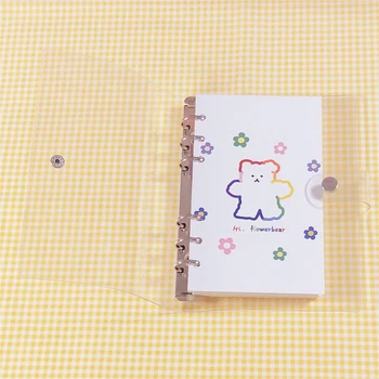 Mielas Marshmallow Turėti Laisvas Puslapis Vadovas Animacinių Filmų A6 Tinklelis Sąsiuvinis Studentų Darbotvarkės Planavimo Dienoraštis Raštinės Reikmenys Korėja Mokyklos Reikmenys
