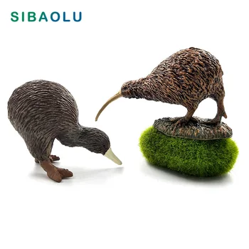 Mielas Modeliavimas Mažas kiwi paukščių figūrėlės gyvūnų Modelio Bonsai namų dekoro miniatiūriniai pasakų sodo puošmena priedai paveikslas žaislas