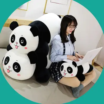 Mielas Panda Lėlės Minkštas Pliušinis iškamša Pagalvę Namų Sofos, Baldai Pagalvėlės 95AE