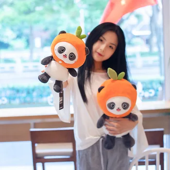 Mielas Panda Įdaryti Lėlė, Minkšta Kawaii Anime Pliušiniai Žaislai Vaikas Panda Stuff Lėlės 25cm 35cm Vaikas Pliušinis Žaislas Vaikams Gimtadienio Dovanos