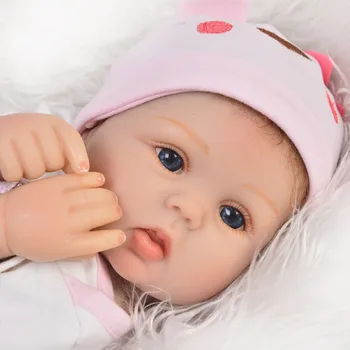 Mielas Reborn Baby Girl Lėlės 17 Colių Minkšto Silikono Vinilo Realus Naujagimių Žaislas, Lėlė 43 cm Audinio Organas Vaikams Kalėdų Dovanos