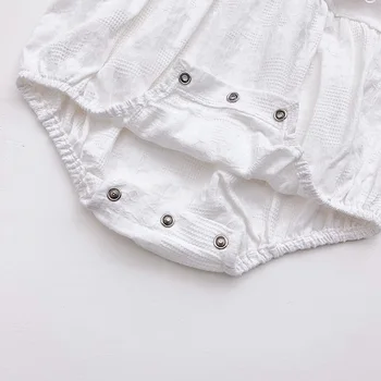 MILANCEL kūdikių mergaičių bodysuit vyšnių siuvinėjimo lankelio infnat mergaičių drabužius mielas nėrinių baby one piece