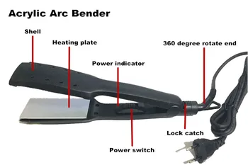 Milda Acrylic Bender Kanalo Laišką karšto lenkimo mašina 3D Šviesinis ženklas Arc/Kampas Formos Bender 1 pora 220V Nemokamas pristatymas