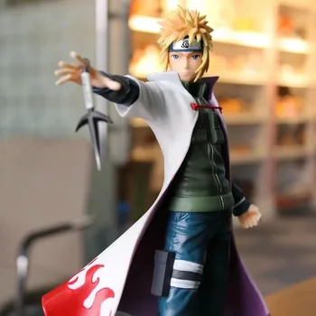 Minato Namikaze Naruto Statula PVC Duomenys Žaislai, Naruto Shippuden, Anime, Minato Kolekcijos Modelis Žaislas 26cm