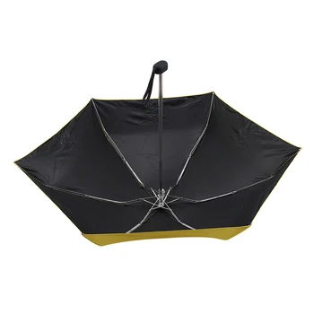 Mini 5 Kartus Skėtis Kapsulė apsauga nuo Saulės, Anti-UV UPF50+ Skėtis Parapluie Lankstymo Moterų Kišenėje Umbrellara