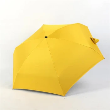 Mini 5 Kartus Skėtis Kapsulė apsauga nuo Saulės, Anti-UV UPF50+ Skėtis Parapluie Lankstymo Moterų Kišenėje Umbrellara