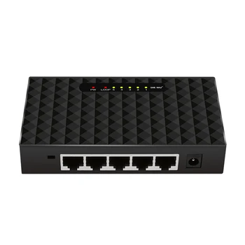 Mini 5-Port Gigabit Switch 10/100/1000 Mbps Fast Ethernet Switch Full-Duplex & Half-Duplex LAN