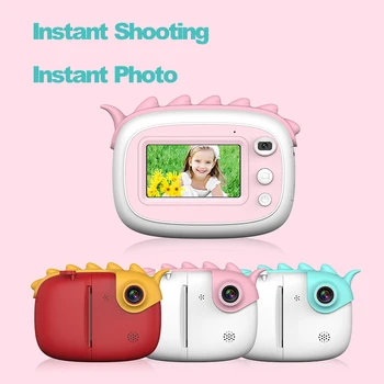 Mini Anti-rudenį Spausdinimui Šilumos Skaitmeninė Kamera vaikams Švietimo Žaislai, Dovanos, Vaizdo Kameros Polaroid 3-colių IPS Kamera Vaikams