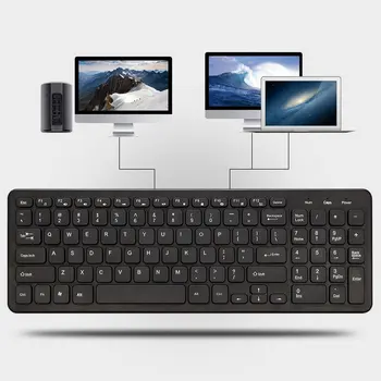 Mini Belaidė Klaviatūra Daugiafunkcinis Kompiuteris Table PC Rankinių Nešiojamų Klaviatūros, Touchpad Klaviatūra