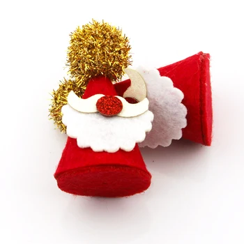 Mini Kalėdų skrybėlę Santa Hat Aplikacijos,Butas Atgal Manė, Appliques Kalėdų dress up