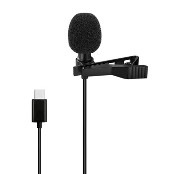Mini Mikrofonas Mic USB C Tipo C Mic Kondensatoriaus Garso Įrašymo Už 
